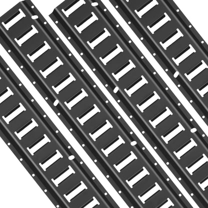 E Track Tie Down Rail Kit, 5' stålskenor, 4-pack, säker last och tung last upp till 2000 lbs, Heavy Duty Etrack-skenor med skruvar för garage, skåpbilar, släpvagnar, motorcykelfästen, ATV-fästen