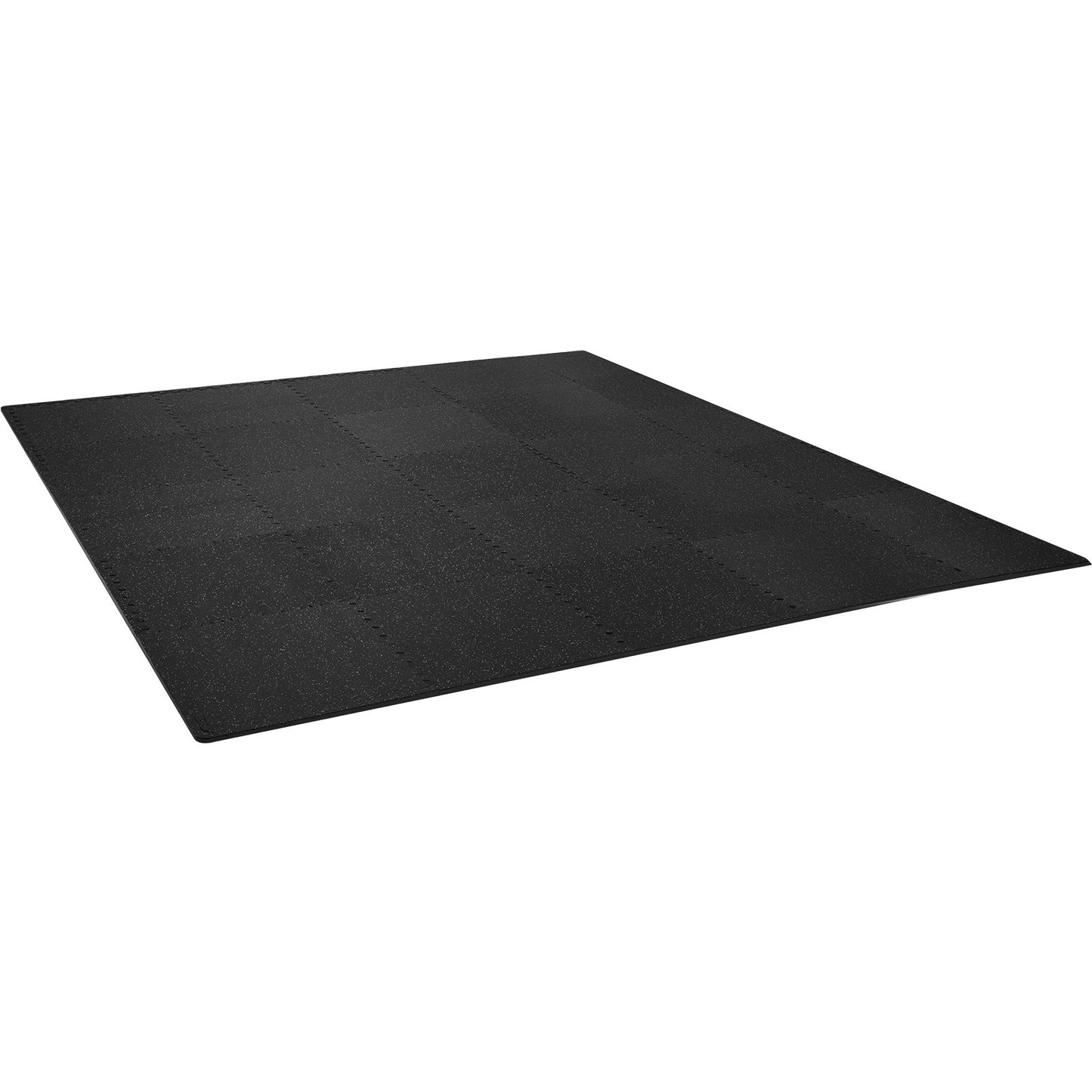 25 PCS 1/2 Inch Thick Gym Floor Mats, 24" x 24" EVA Foam and Rubber Top Interlocking Exercise Mats with 100 sq.ft Coverage, Waterproof Exercise Puzzle Flooring for Gym, Home, Garage, Basement