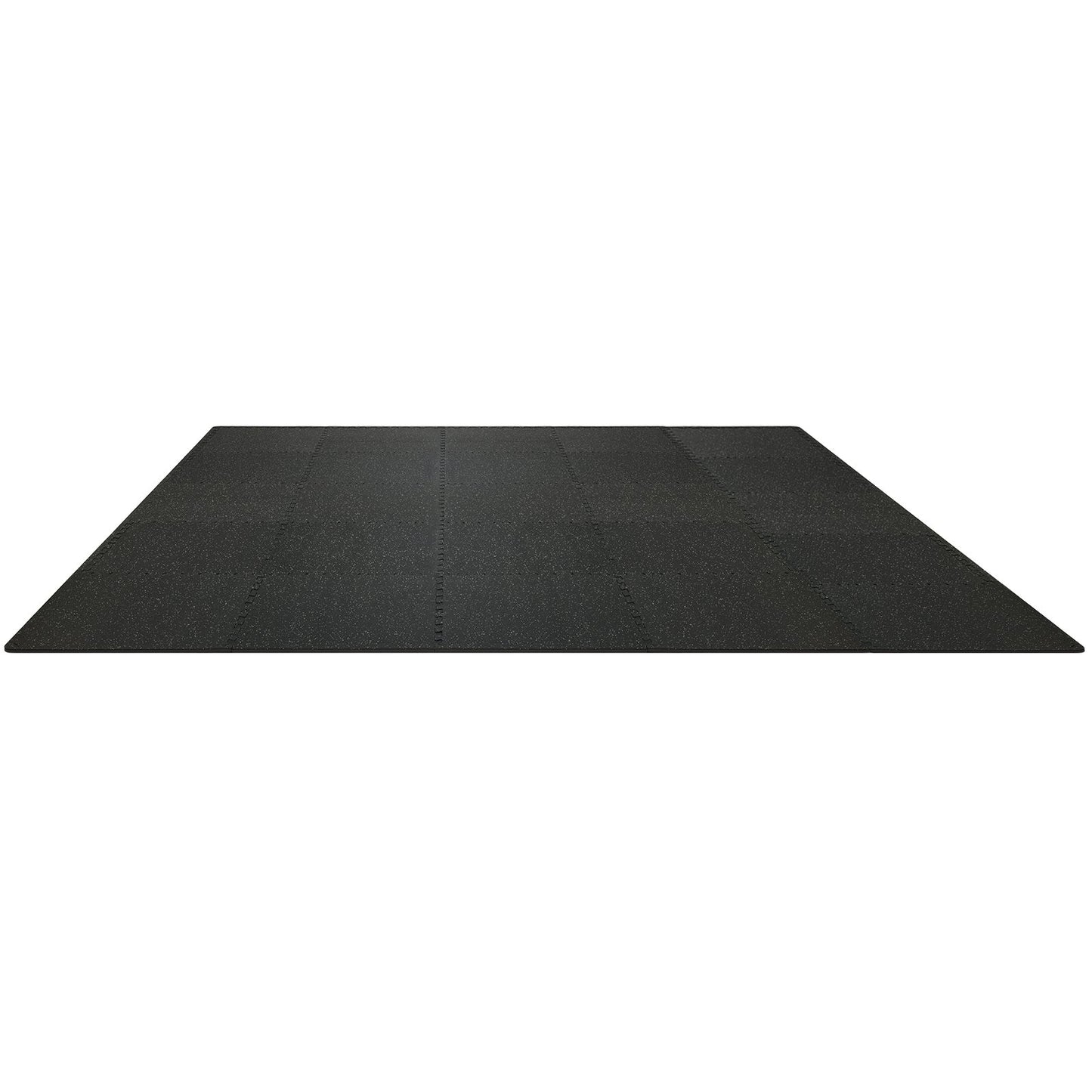25 PCS 1/2 Inch Thick Gym Floor Mats, 24" x 24" EVA Foam and Rubber Top Interlocking Exercise Mats with 100 sq.ft Coverage, Waterproof Exercise Puzzle Flooring for Gym, Home, Garage, Basement