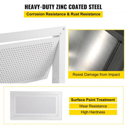 Kriechkellerlüftung Grundlüftung 20 cm Höhe x 40 cm Breite Wandlüftung | EU