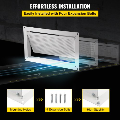 Kriechkellerlüftung Grundlüftung 20 cm Höhe x 40 cm Breite Wandlüftung | EU