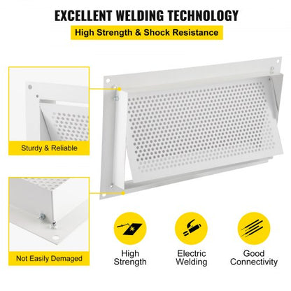 Kriechkellerlüftung Grundlüftung 20 cm Höhe x 40 cm Breite Wandlüftung | EU