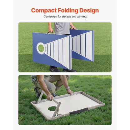 3x60 cm Cornhole Set Portable Cornhole Throwing Game Board in Aluminum, 8 Bags | EU