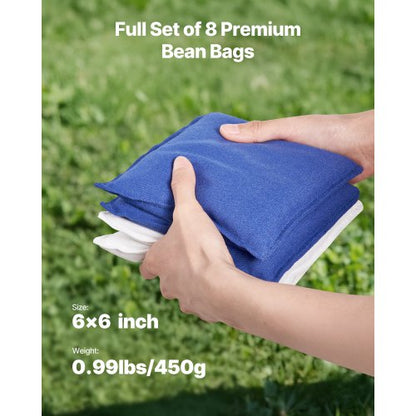 3x60 cm Cornhole Set Portable Cornhole Throwing Game Board in Aluminum, 8 Bags | EU