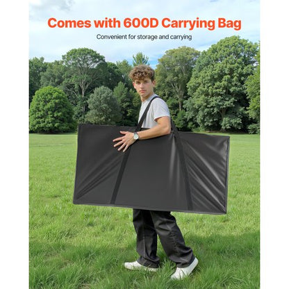 4x60 cm Cornhole-set Bärbart Cornhole-kastspel i trä med 8 bönsäckar