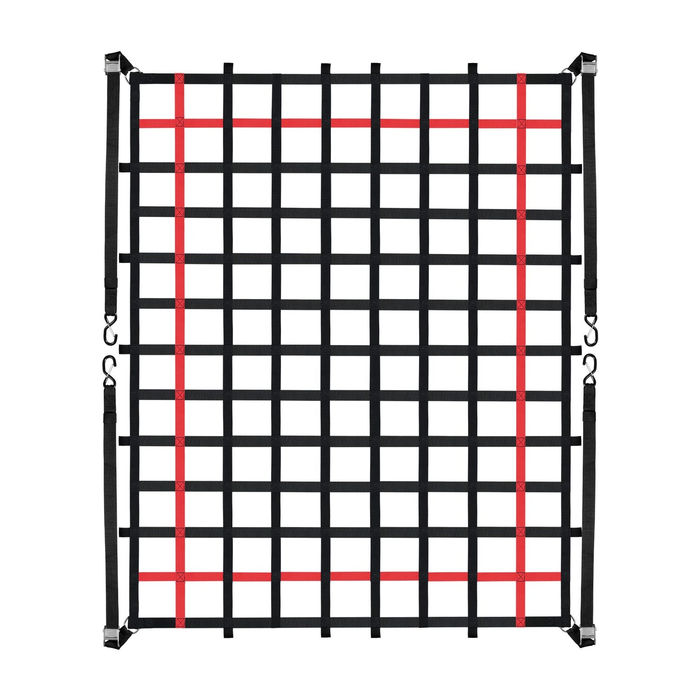 Cargo Net Heavy Duty Cargo Net 96" x 72" justerbara spännen och S-krokar