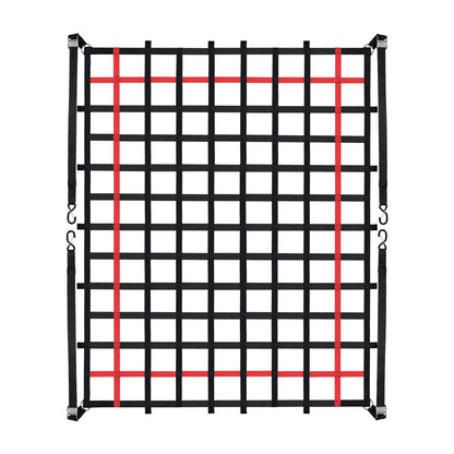 Cargo Net Heavy Duty Cargo Net 96" x 72" justerbara spännen och S-krokar