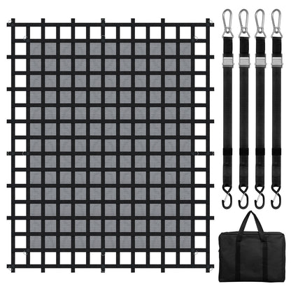 Cargo Net Heavy Duty Cargo Net 120" x 105" justerbara spännen och S-krokar