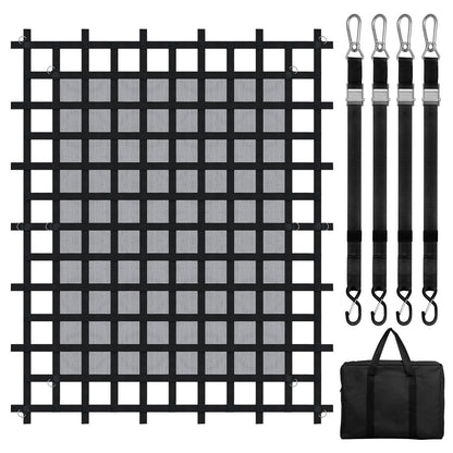 Cargo Net Heavy Duty Cargo Net 96" x 81" justerbara spännen och S-krokar