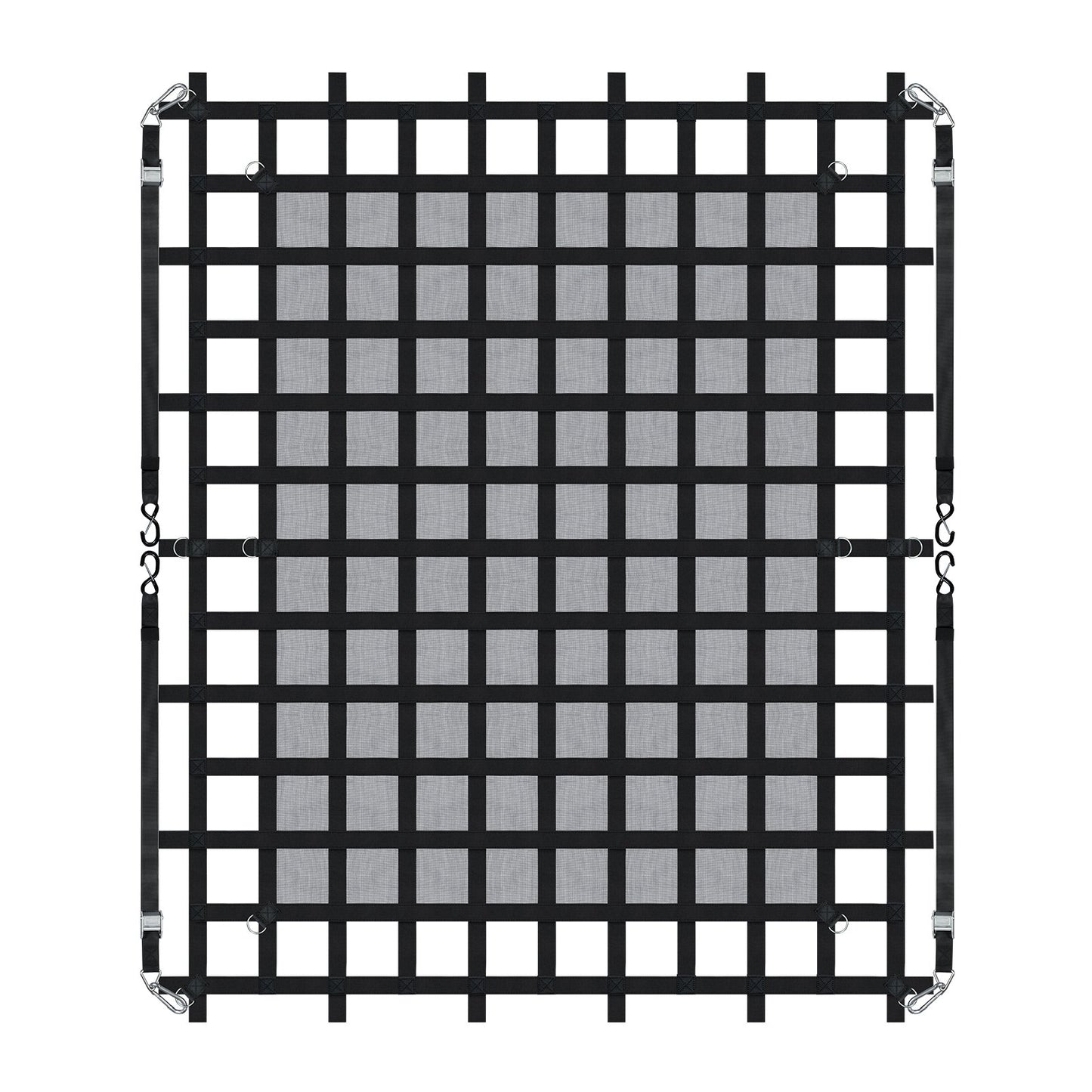 Cargo Net Heavy Duty Cargo Net 96" x 81" justerbara spännen och S-krokar