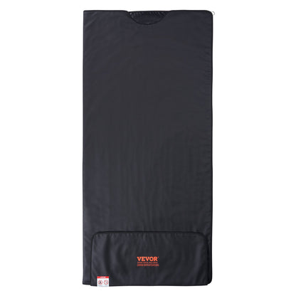 Sauna Blanket Far Infrared Heating with Therapy Stones for Detox 75x35in