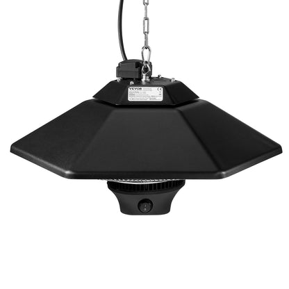 Hängande altanvärmare 2000W Fjärrkontroll Elektrisk rymdvärmare