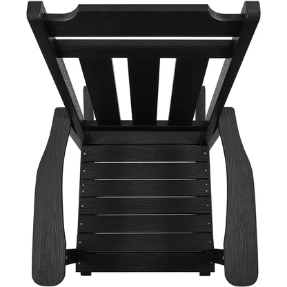 Porch Rocker HIPS Outdoor Rocking Chair High Back 1 pc 400 lbs Weight