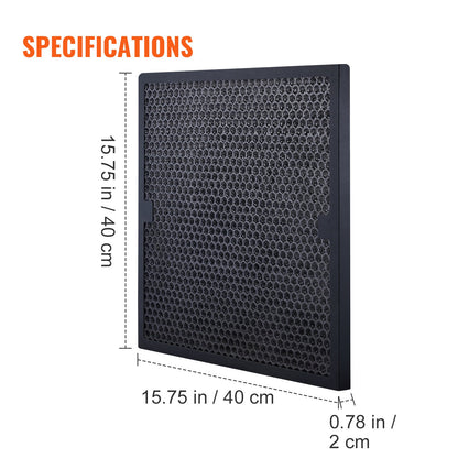 Aktiva kolfilter, 3-pack, 16'' x 19'' luftfilterbyte, högeffektiva steg 2-filter kompatibla med BlueDri & -skrubber, luftrenare, utrustning för återställande av vattenskador