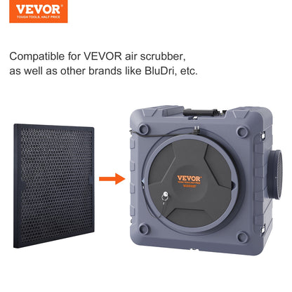Aktiva kolfilter, 3-pack, 16'' x 19'' luftfilterbyte, högeffektiva steg 2-filter kompatibla med BlueDri & -skrubber, luftrenare, utrustning för återställande av vattenskador