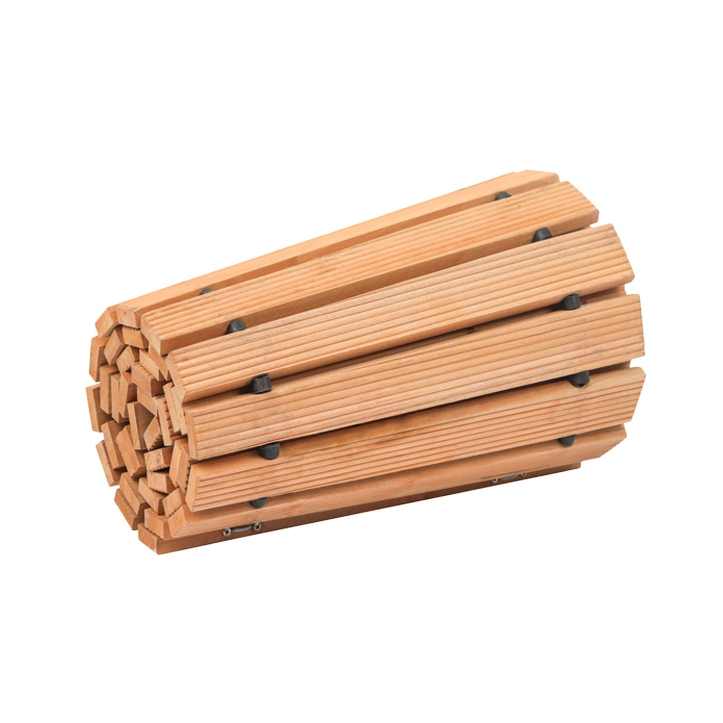 7 ft L x 17 in W Curved Wooden Garden Path Roll Out Garden Path