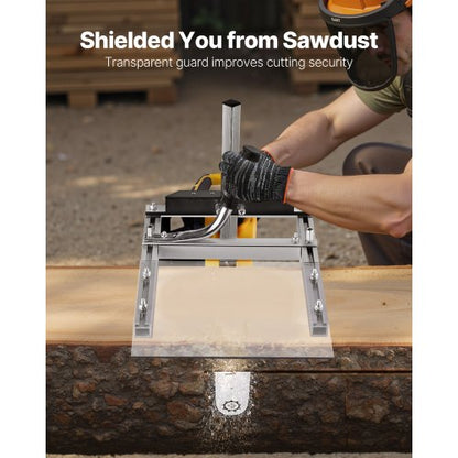 Motorsågsverk, Bärbart sågverk Passar 41-51 cm Plankfräs, Tvärsågningsguide för virke Kedjesåg med Sköld, 0,2-11,81 tum Skärtjocklek, Timmermotorsågssats för Träbearbetare |  EU