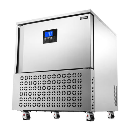 114L Commercial Blast Freezer 5 Compartments Blast Chiller Chest Seafood Gelato
