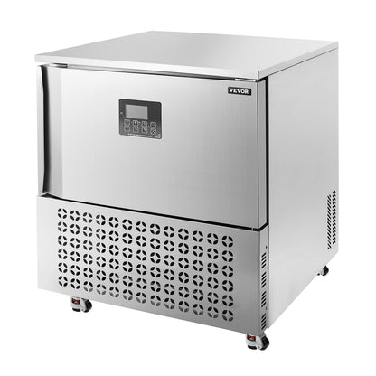 114L Commercial Blast Freezer 5 Compartments Blast Chiller Chest Seafood Gelato