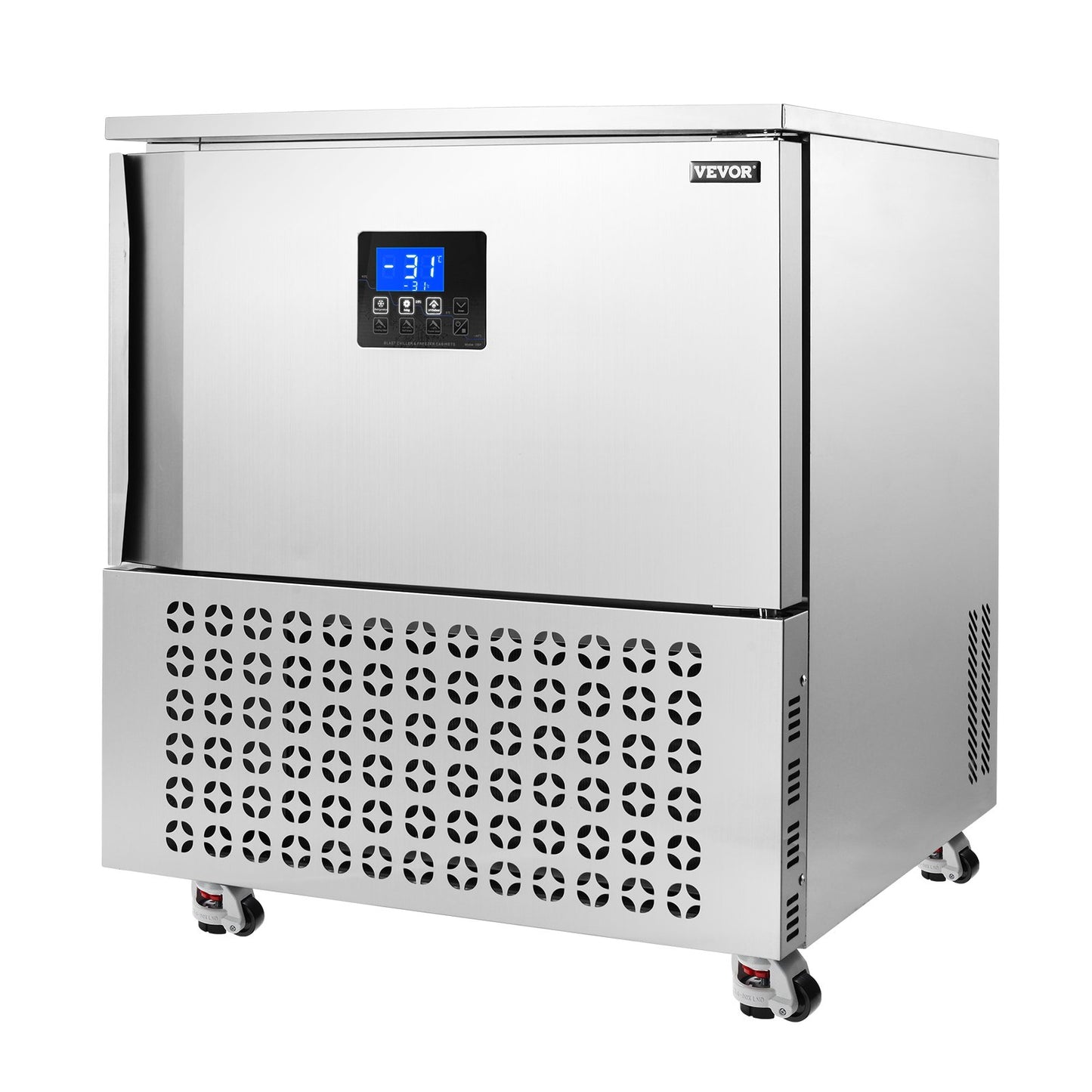 114L Commercial Blast Freezer 5 Compartments Blast Chiller Chest Seafood Gelato