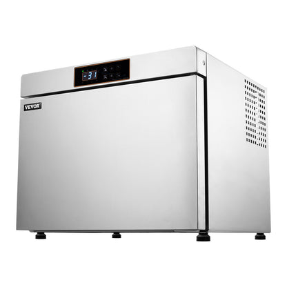 32L kommersiell blastfrys 4 fack Blast Chiller Chest Seafood Glass