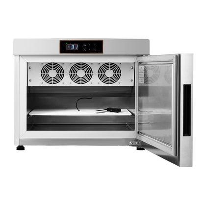 32L kommersiell blastfrys 4 fack Blast Chiller Chest Seafood Glass