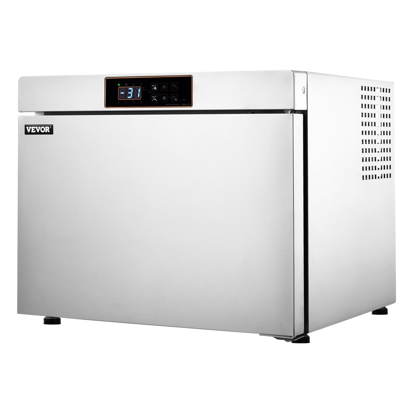 32L kommersiell blastfrys 4 fack Blast Chiller Chest Seafood Glass