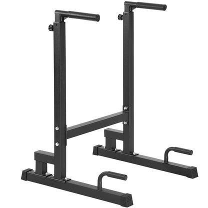 Dip Bar, 500 lbs kapacitet, Heave Duty Dip Stand Station med justerbar höjd, Fitness Workout Dip Bar Station Stabilisator Paralett Push Up Stand, parallella stänger för styrketräning Hemmagym