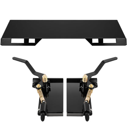 Skid Steer Snabbfästesplatta & Konverteringsadapter Spärrlåda 1/4