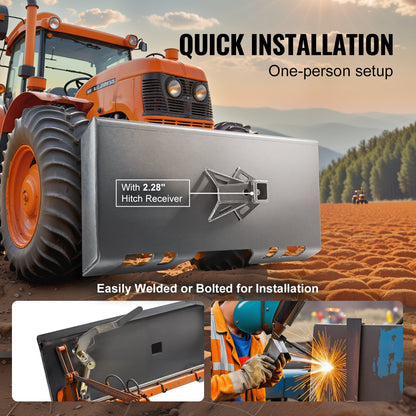 1/4" Skid Steer-fästeplatta Skid Steer-fäste snabbfäste