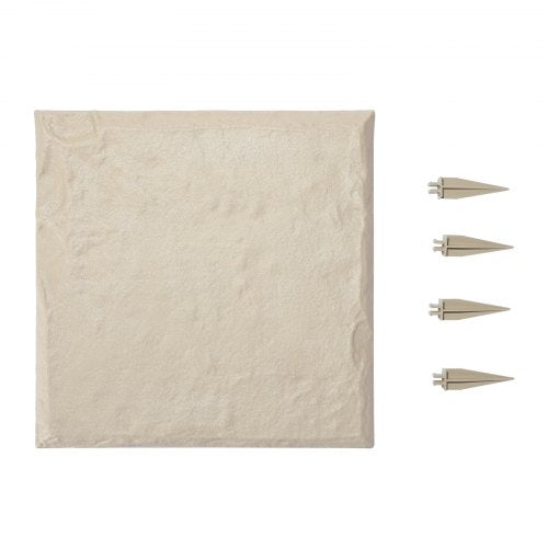 Dekorativa Trappstenar 16 st 15,5 x 15,5 tum Gräsmatta Gångsten Beige