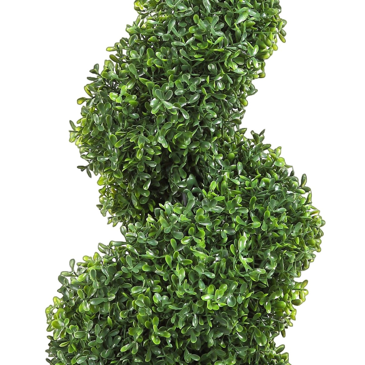 Artificial Topiaries Boxwood Trees, 4 Feet Tall (2 Pieces) Faux Topiary Plant Outdoor, Year-Round Green Feaux Plant with Replaceable Leaves for Decorative Indoor/Outdoor/Garden