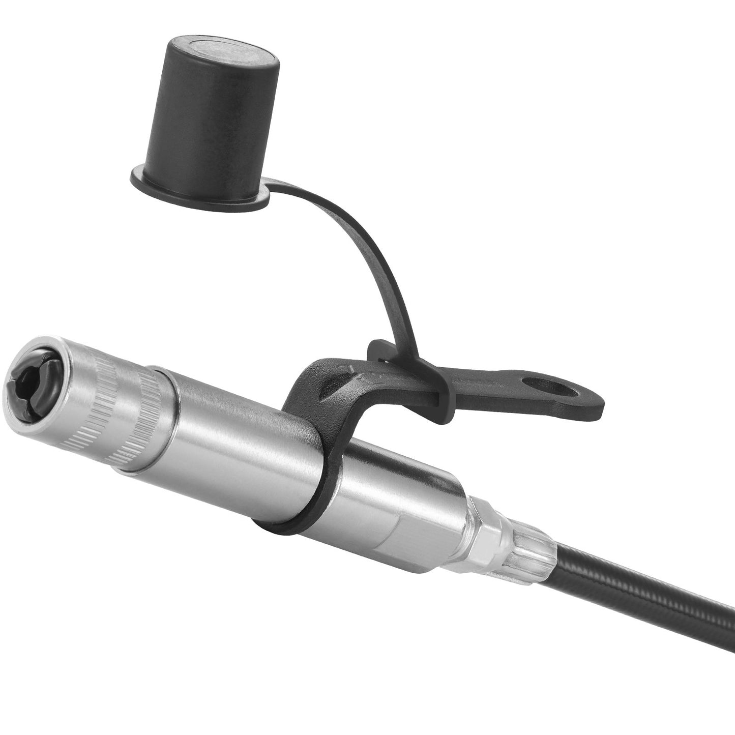 Fettpressenkupplung, 10.000 PSI Hochdruck, 3-Backen-Verriegelung, Schnellkupplungs-Fettpressenspitze mit Schlauch-/Zerk-Anschlüssen, Reinigungs-/Auslaufschutzkappe, kompatibel mit allen Fettpressen, 1/8" NPT-Schmiernippeln