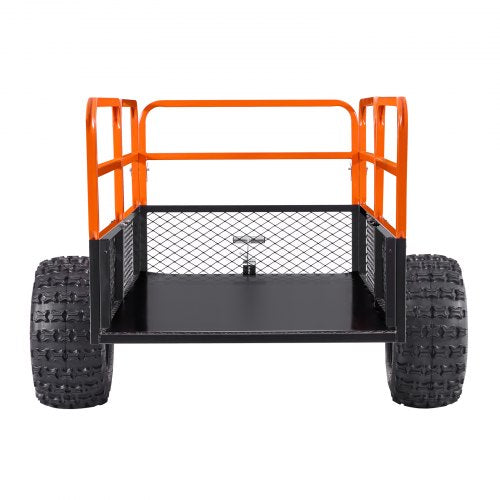 Tipper 1800 lbs 28 cu. ft. towed behind steel garden cart