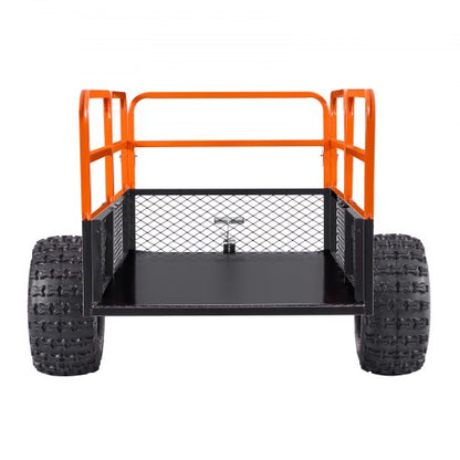 Tipper 1800 lbs 28 cu. ft. towed behind steel garden cart