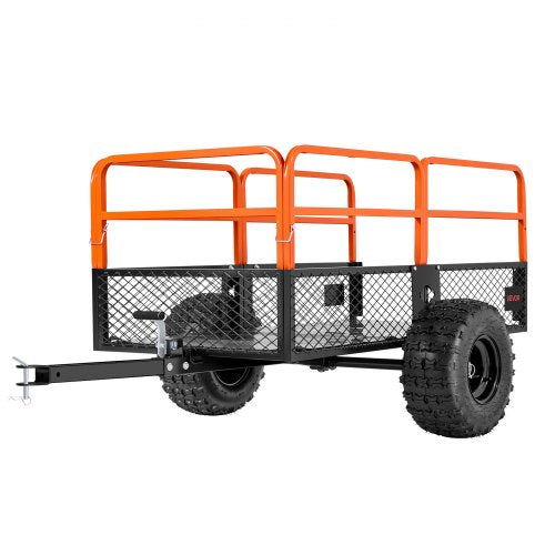Tipper 1800 lbs 28 cu. ft. towed behind steel garden cart