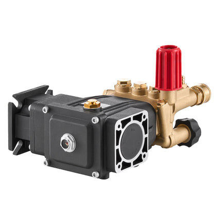 High pressure washer pump 3/4" shaft horizontal triplex piston 3300 PSI 2.5GPM