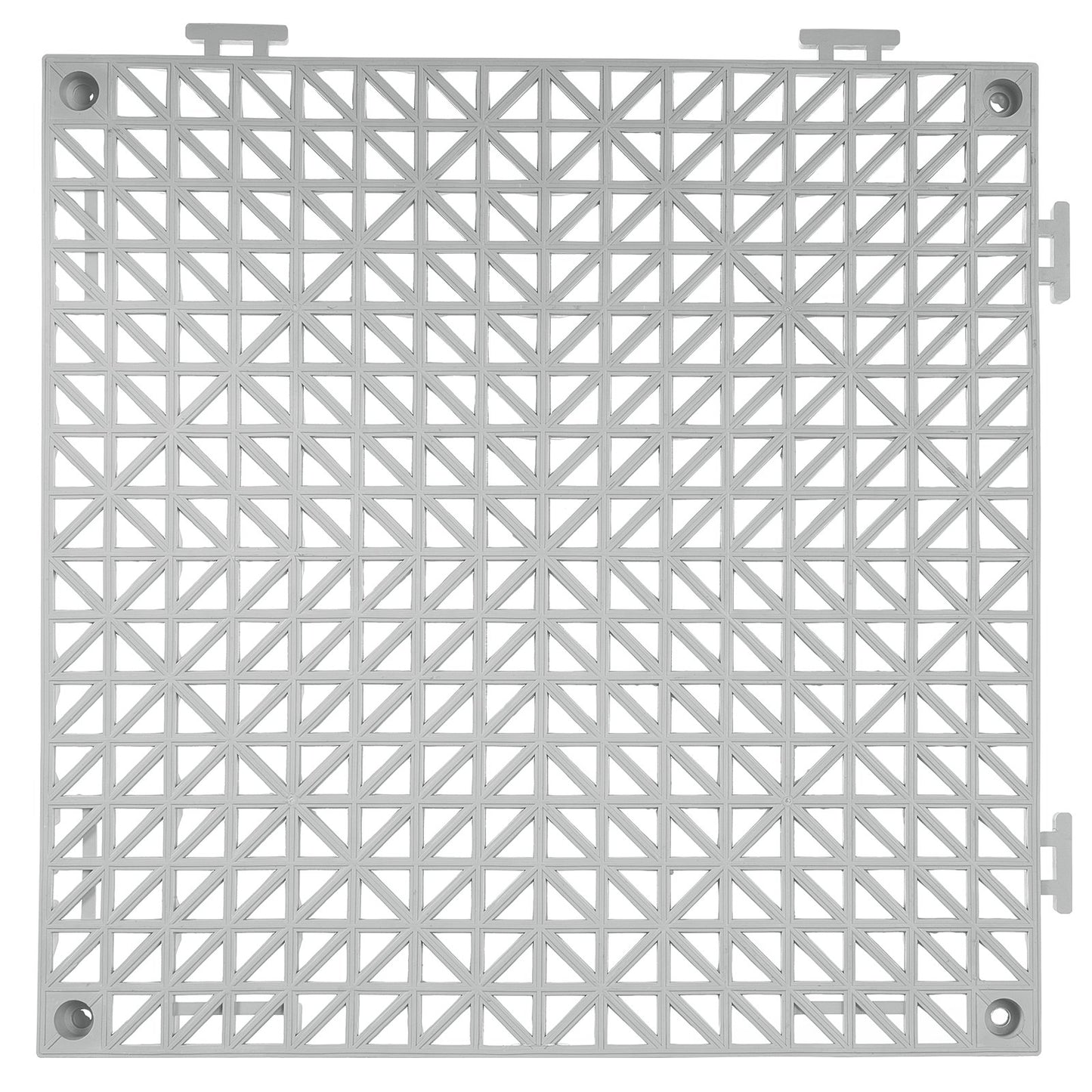 Interlocking Dränering Golvmatta 12" x 12" PVC Halkfria golvplattor 12 Pack