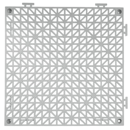 Interlocking Dränering Golvmatta 12" x 12" PVC Halkfria golvplattor 12 Pack