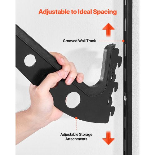 Väggmontering för surfbräda, 4 nivåer horisontellt surfbrädeställ för förvaring och visning, justerbar höjd metallbrädeställ, surfbrädehållare för snowboards, kiteboards, shortboard, skidor |  EU