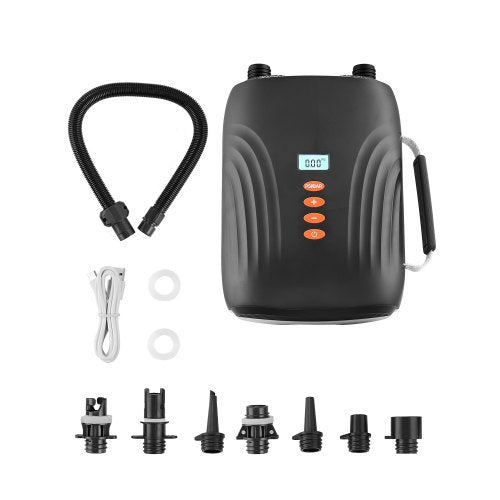 Paddleboard-Pumpe, wiederaufladbare, batteriebetriebene 20-PSI-Doppelstufen-SUP-Pumpe