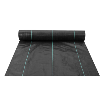 5FTx250FT Premium Heavy Duty ogräsbarriär landskapstyg, 5OZ vävt geotextiltyg under grus, hög permeabilitet för ogräsblockerande ogräsmatta, uppfartstyg, ogräsbekämpning trädgårdsduk