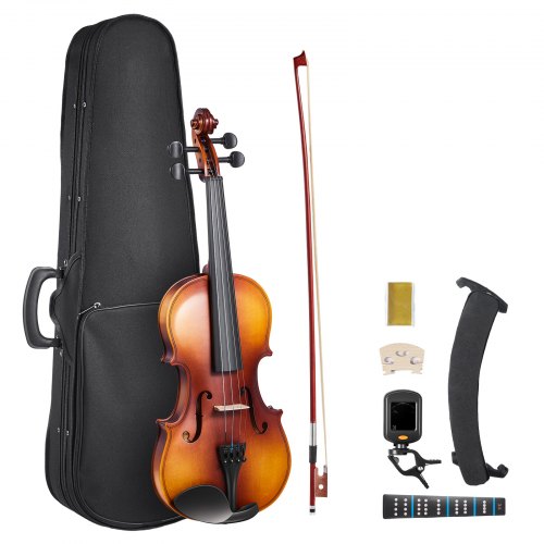 Violinenset 340 mm für Anfänger mit Etui in Braunrosine | EU