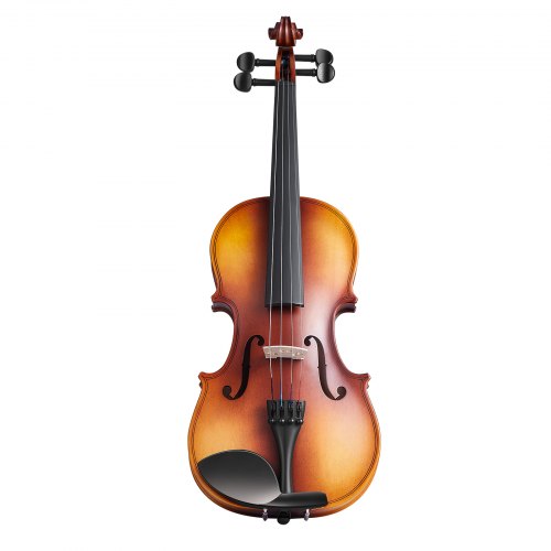 Violin set 340 mm for beginners with case in brown raisin | EU