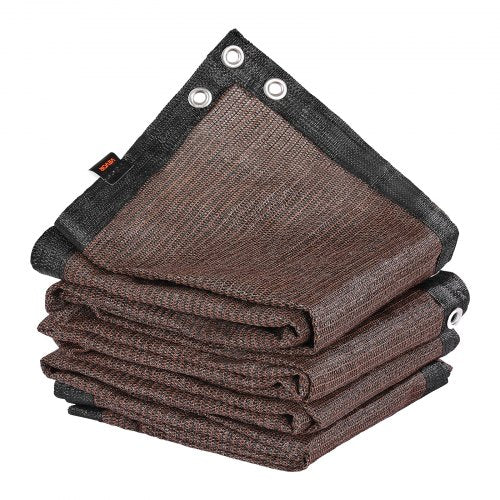 90% Sunscreen Fabric 10 x 12 Feet for Patio and Garden (Brown) | EU
