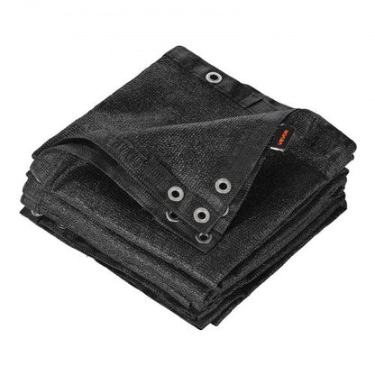 90% Sun Protection Fabric 2.4 x 3.6 m for Patio and Garden (Black) | EU