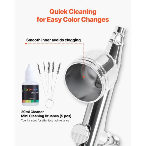 Airbrush Kit Luftborste Kit 1/6 HP Luftkompressor 3 Airbrushar 3 Munstycken Tank |  EU