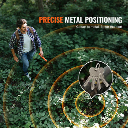 Metal Detector Pinpointer Handheld Detector Rod Probe with Waterproof Bag