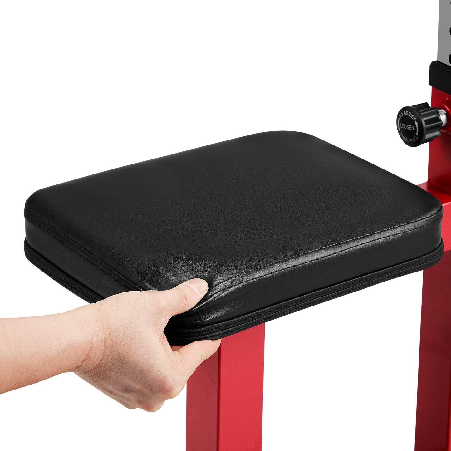 Preacher Curl Bench Adjustable Home Gym Biceps Machine Barbell Equipment