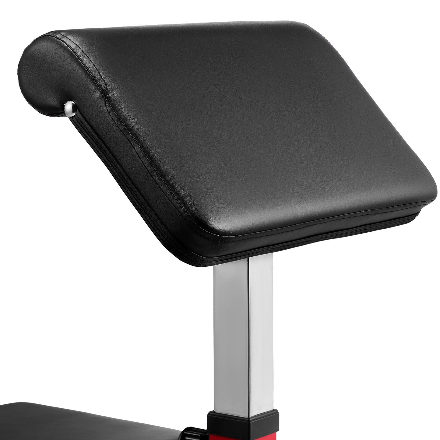 Preacher Curl Bench Adjustable Home Gym Biceps Machine Barbell Equipment